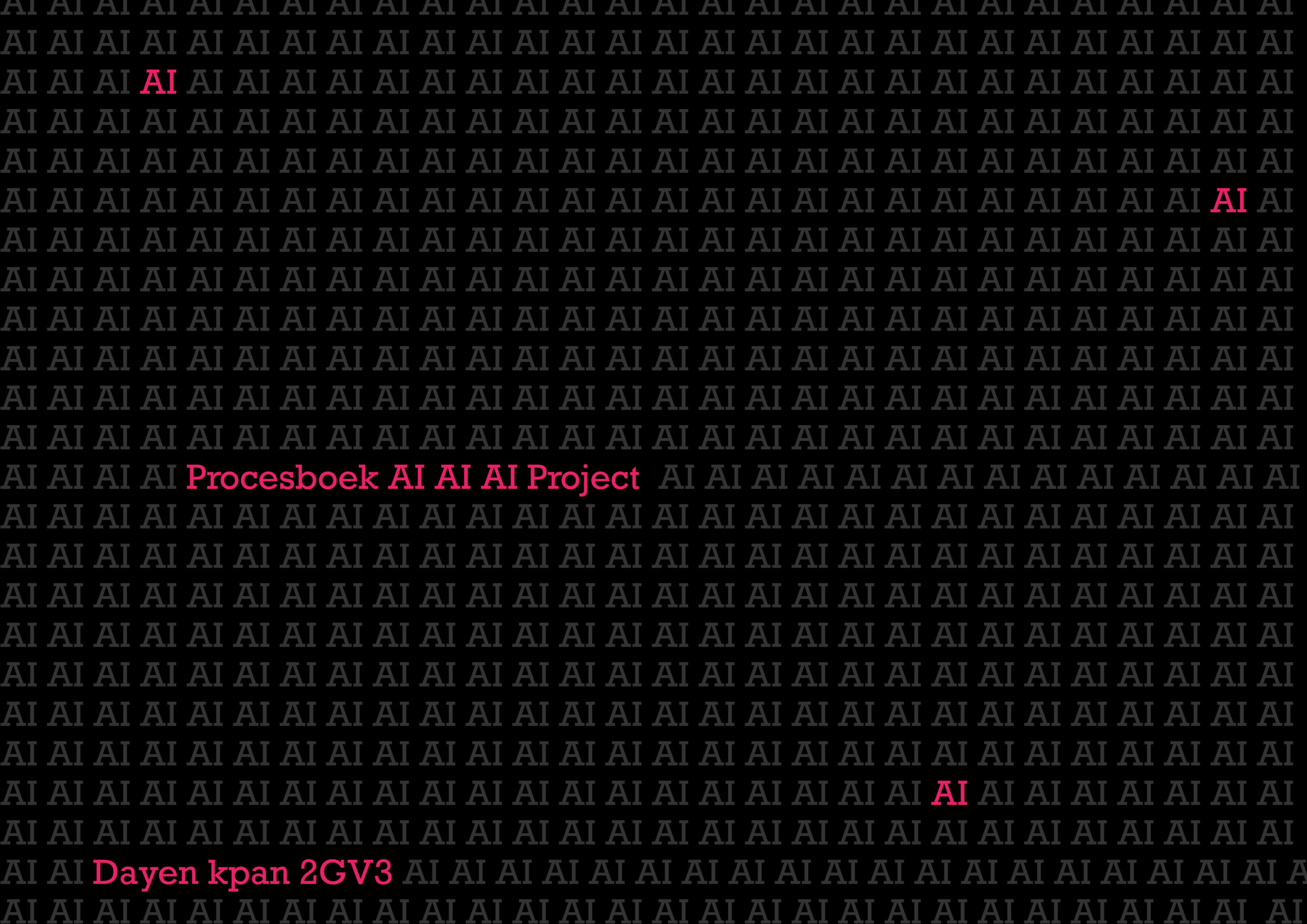 Procesboek AI AI AI project