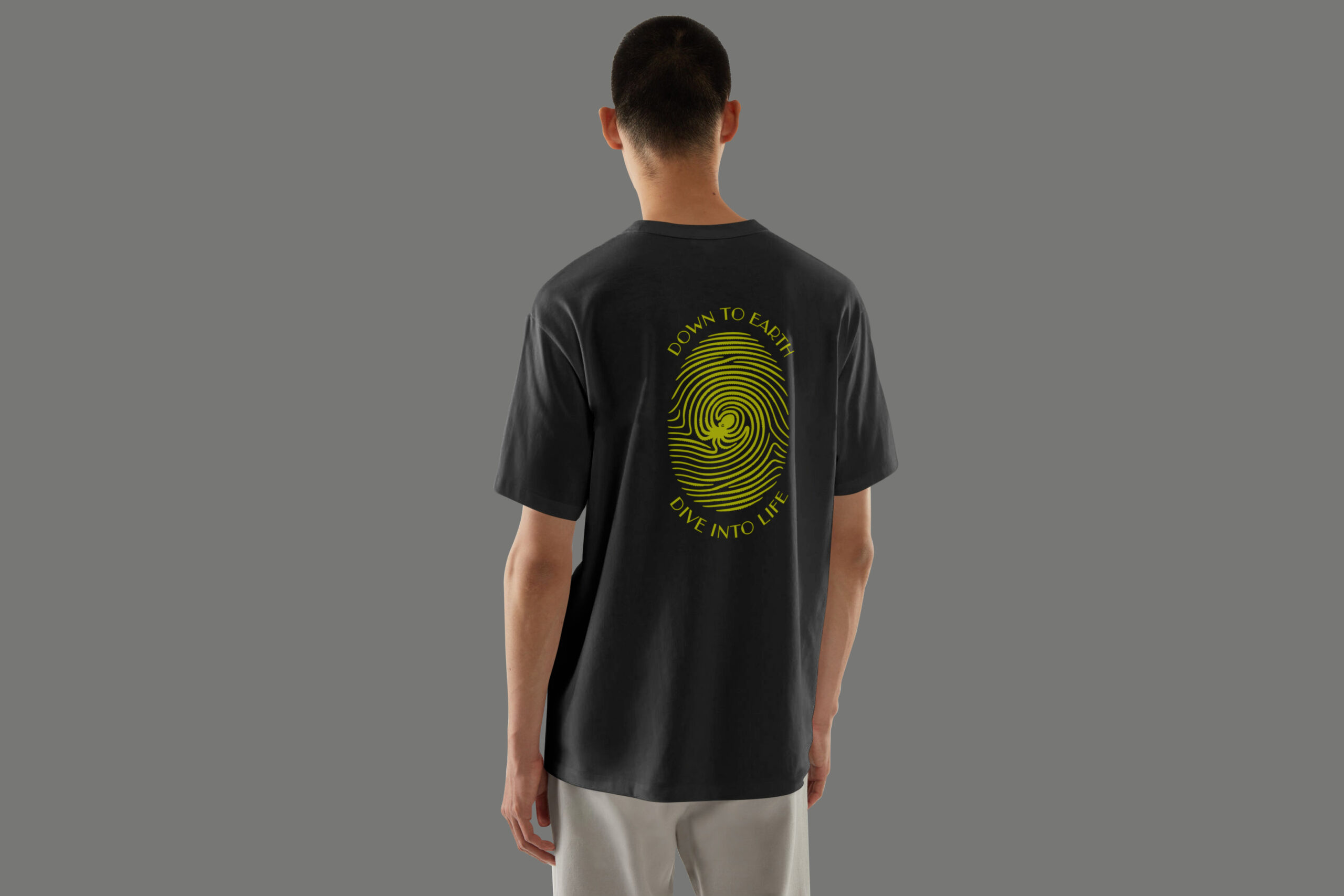 Free Backside T-Shirt Mockup
